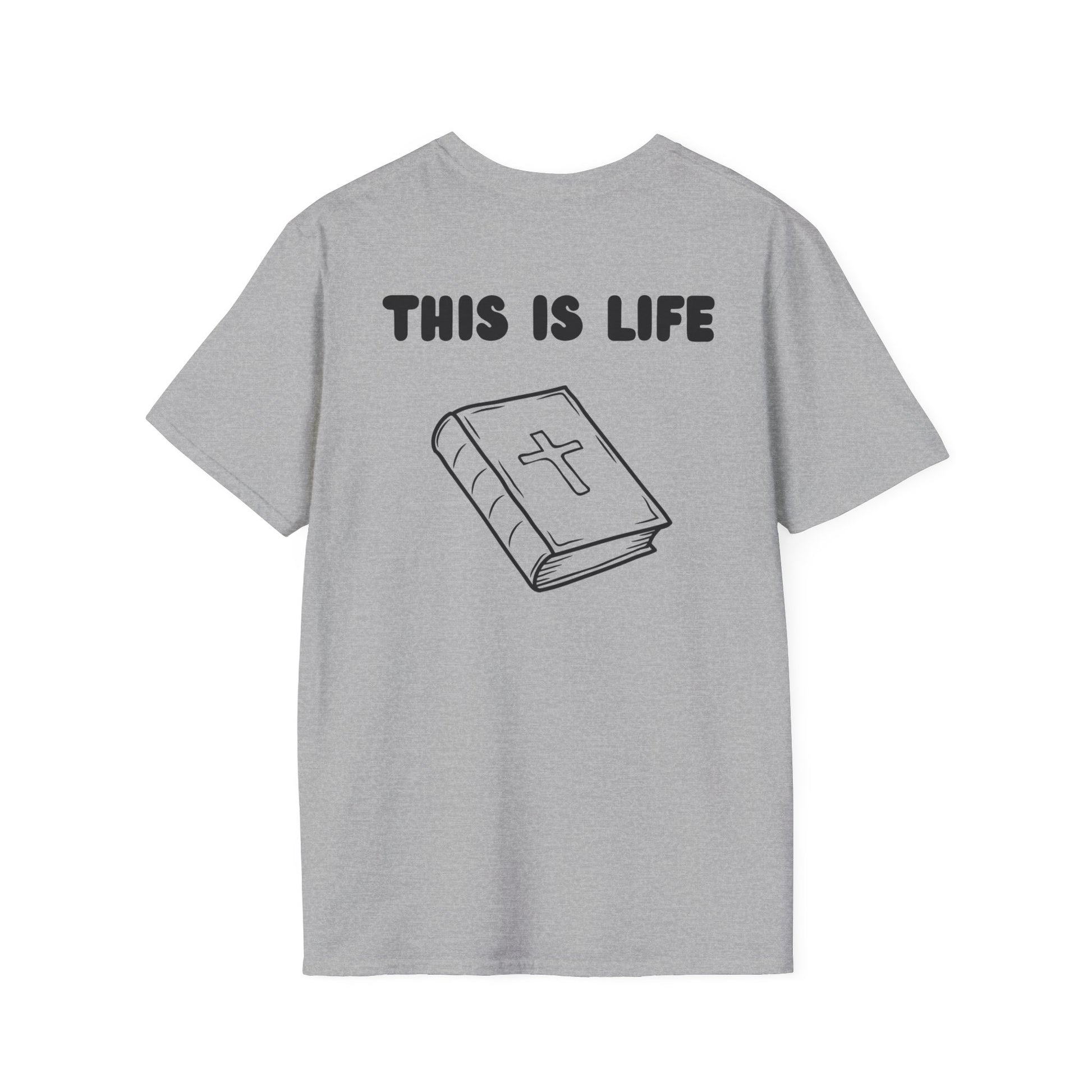 Faith-Inspired Softstyle T-Shirt - Discover Life, Christian Tee, Inspirational Wear, Bible Quote Shirt, Everyday Casual