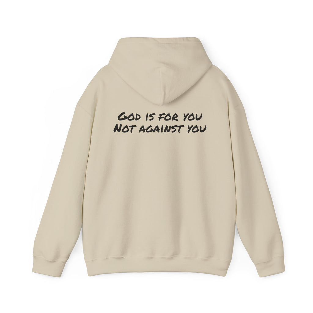 "God is for you, not against you" Faith-Inspired Unisex Hoodie - Discover Life Co. Apparel, Inspirational Sweatshirt, Christian Gift, Cozy Unisex Clothing, Versatile Layering