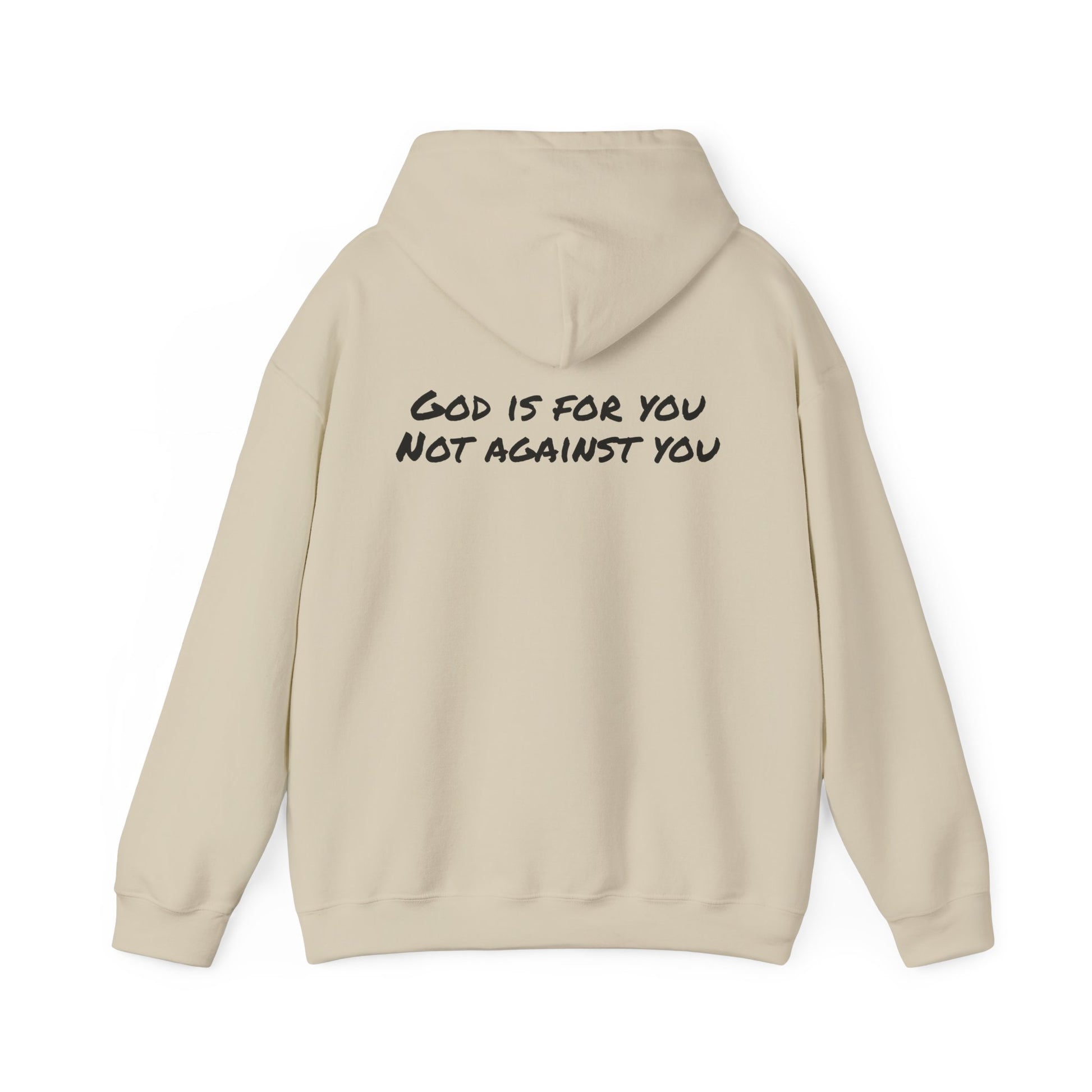 "God is for you, not against you" Faith-Inspired Unisex Hoodie - Discover Life Co. Apparel, Inspirational Sweatshirt, Christian Gift, Cozy Unisex Clothing, Versatile Layering