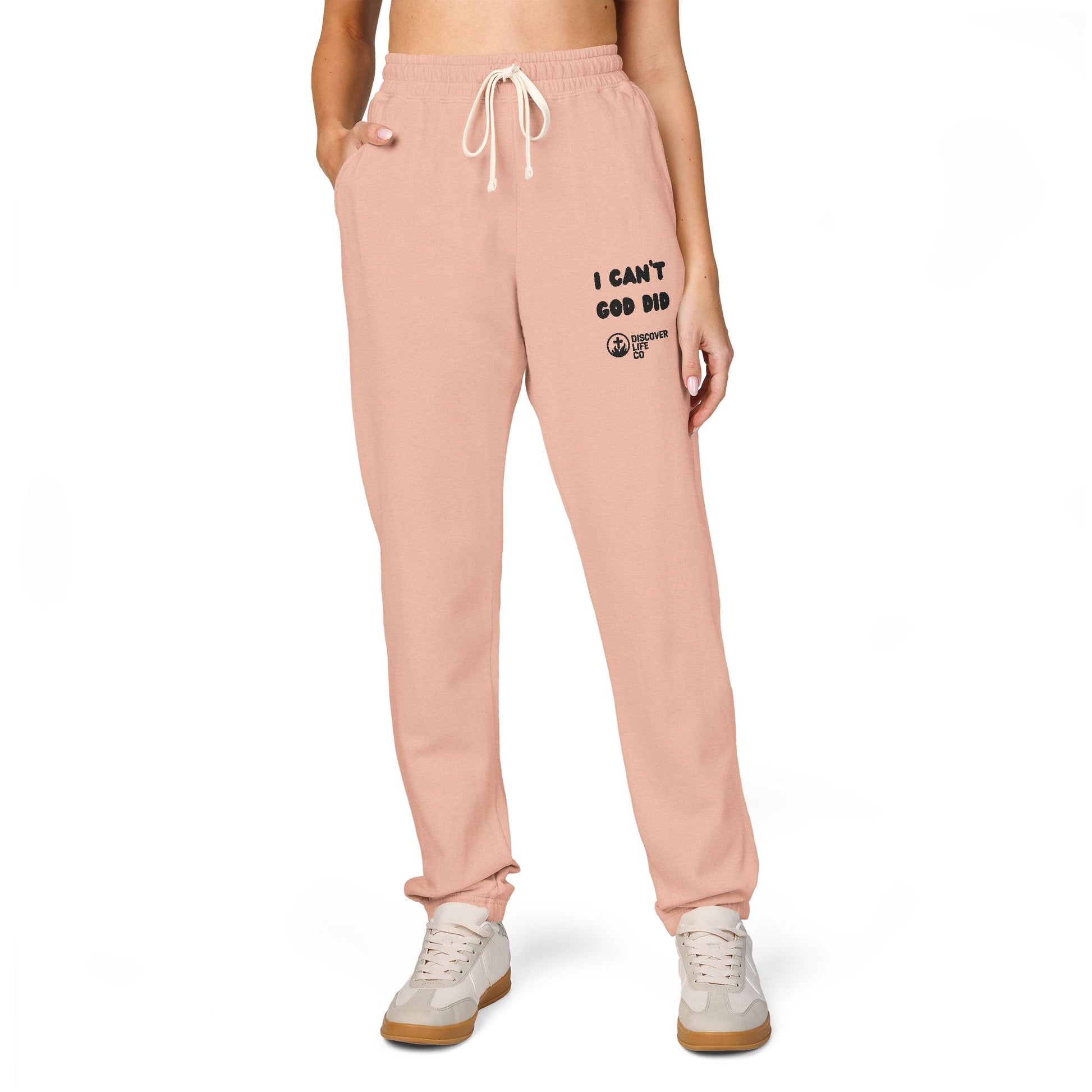 "I can't, God did" Men's Sweatpants