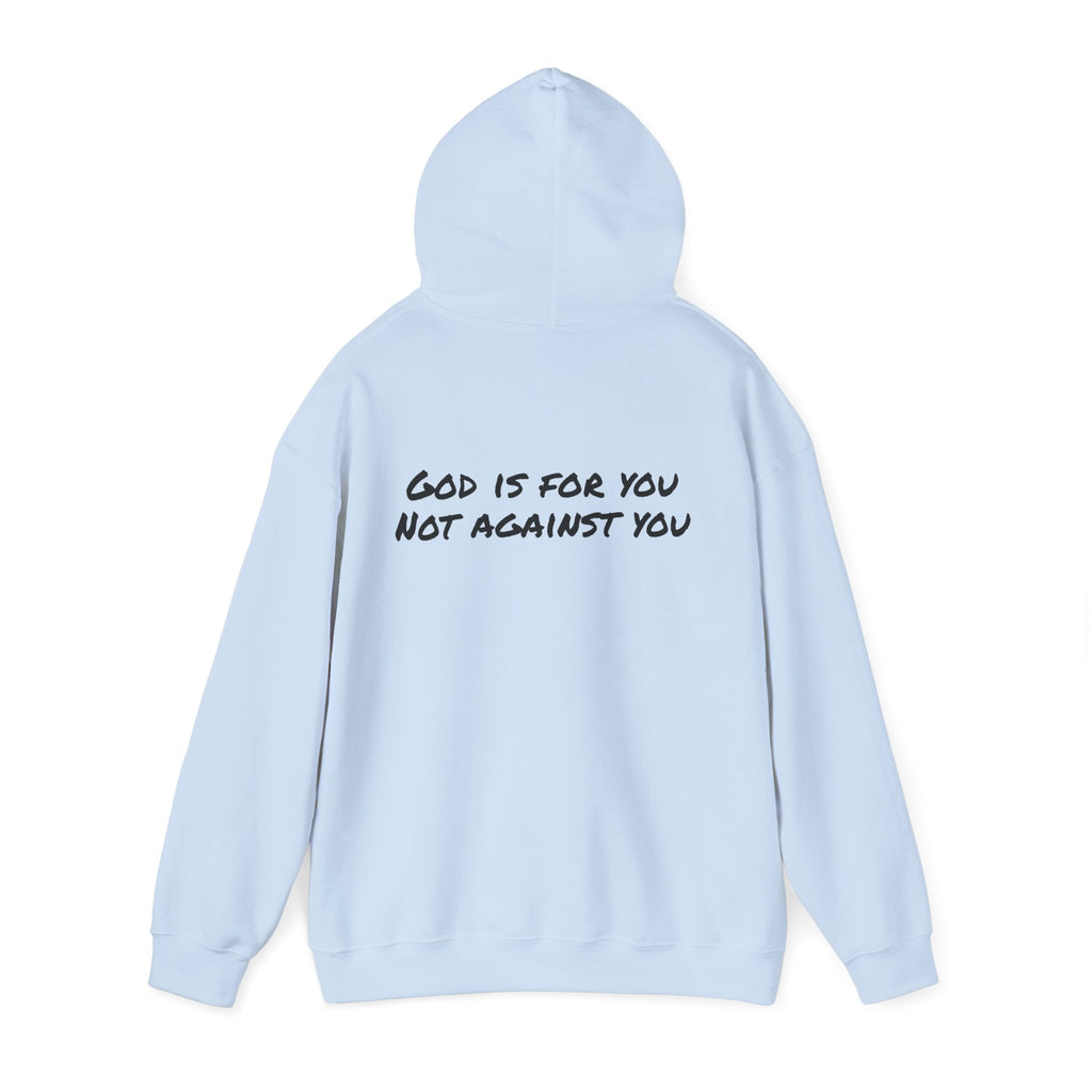 "God is for you, not against you" Faith-Inspired Unisex Hoodie - Discover Life Co. Apparel, Inspirational Sweatshirt, Christian Gift, Cozy Unisex Clothing, Versatile Layering