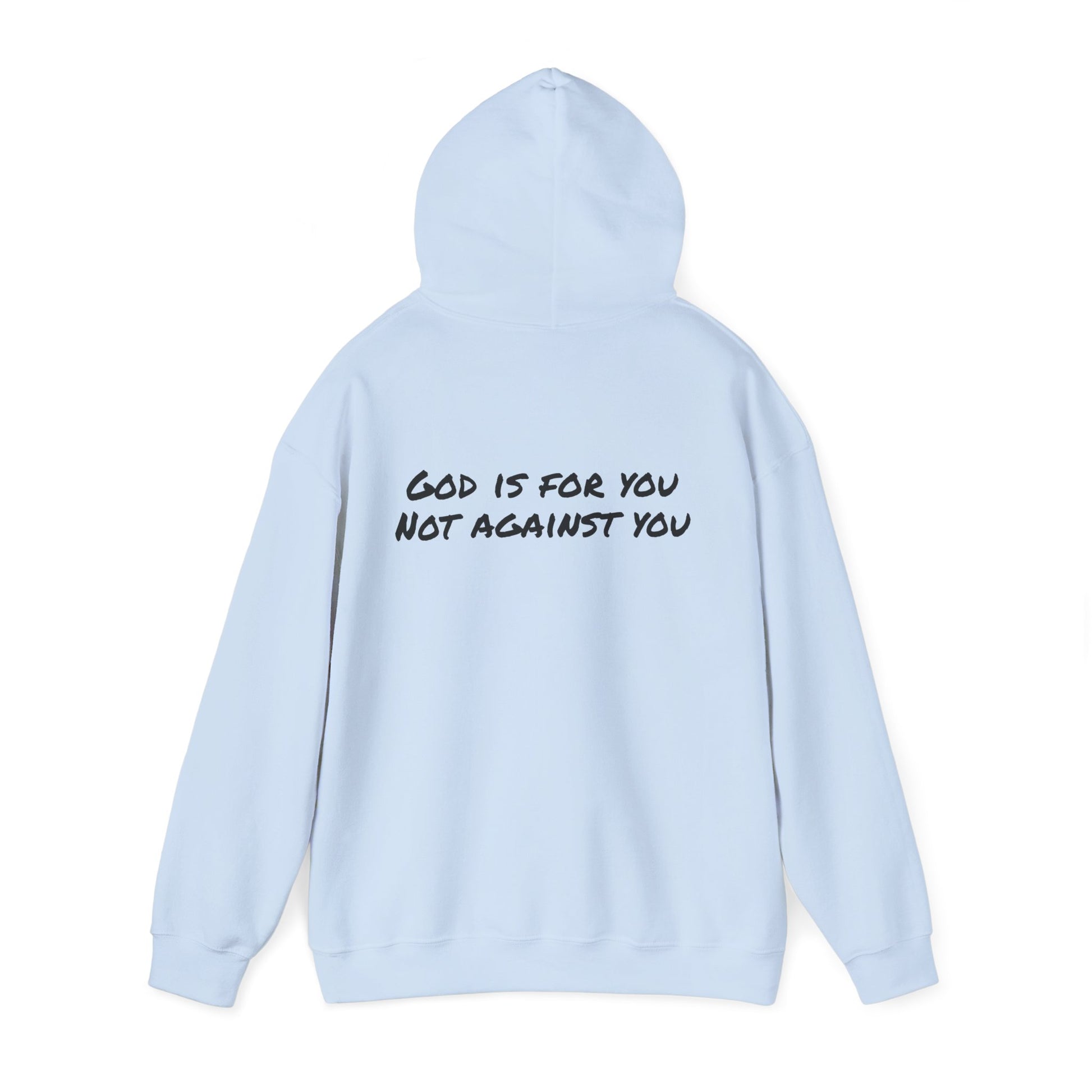 "God is for you, not against you" Faith-Inspired Unisex Hoodie - Discover Life Co. Apparel, Inspirational Sweatshirt, Christian Gift, Cozy Unisex Clothing, Versatile Layering
