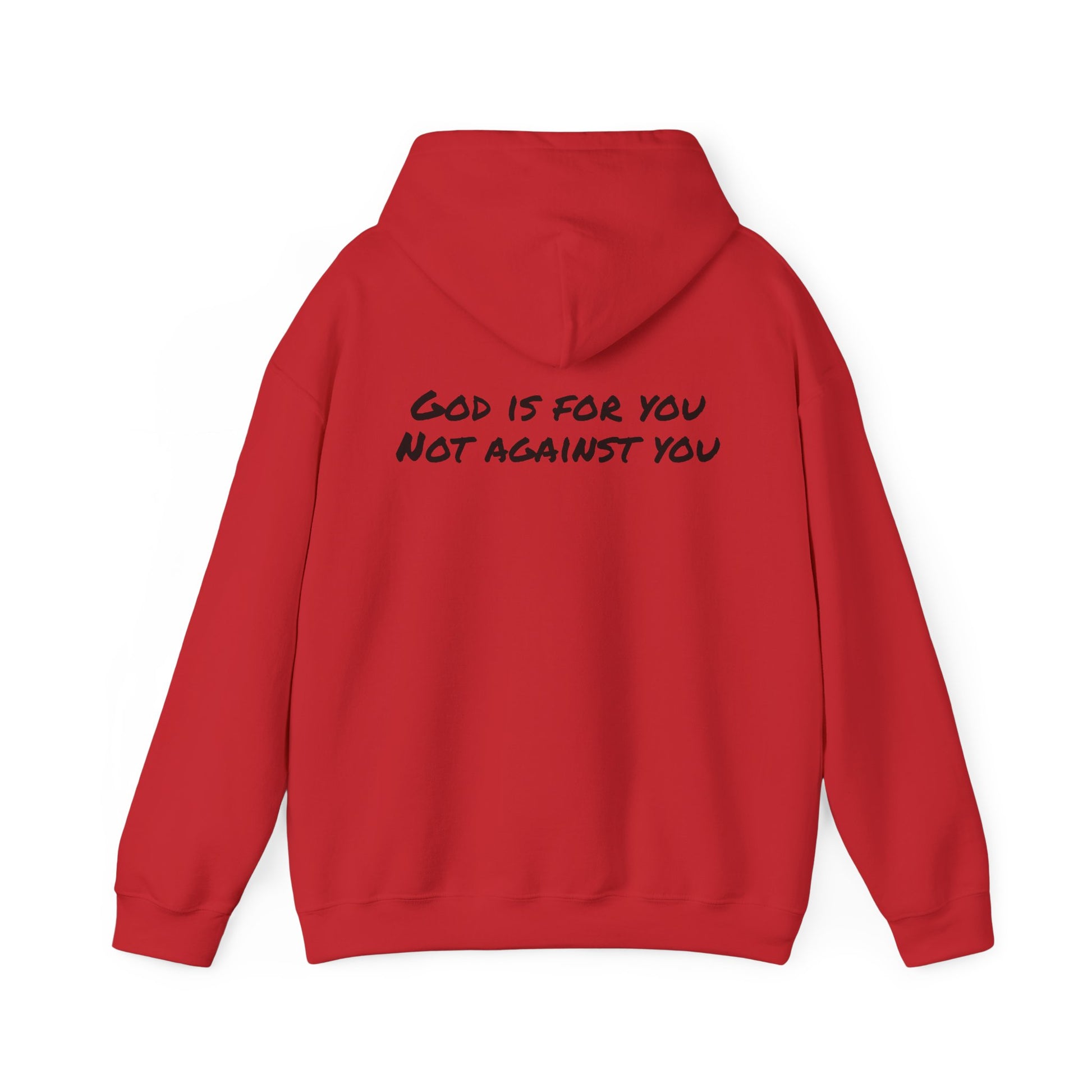 "God is for you, not against you" Faith-Inspired Unisex Hoodie - Discover Life Co. Apparel, Inspirational Sweatshirt, Christian Gift, Cozy Unisex Clothing, Versatile Layering