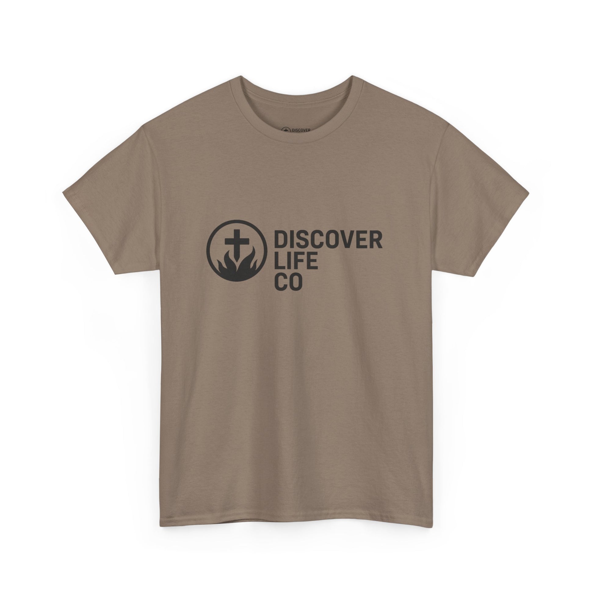 "A yes from God blesses you" Discover Life Unisex Heavy Cotton Tee - Inspirational Christian Shirt, Faith-Based Gift, Everyday Wear, Spiritual Apparel