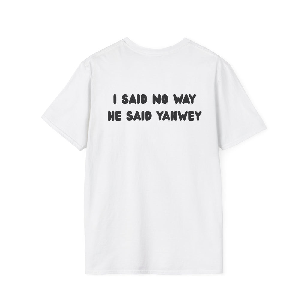 Softstyle T-Shirt, Inspirational Graphic Tee, Christian Apparel, Casual Everyday Wear, Unique Gift for Him/Her, Faith-Based Clothing
