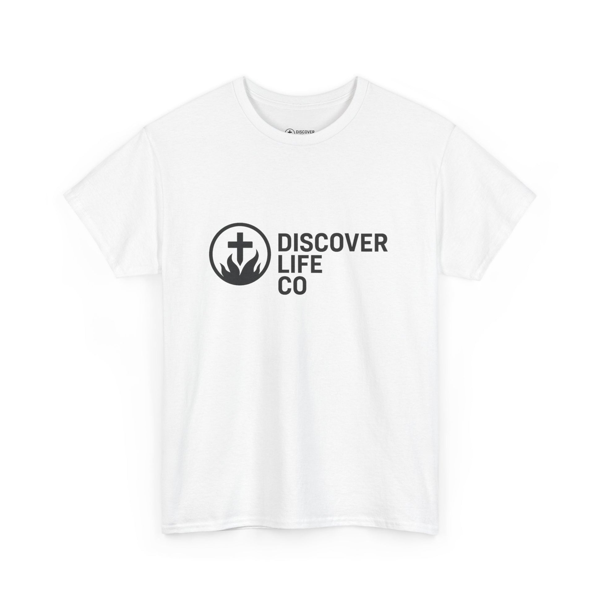 "A yes from God blesses you" Discover Life Unisex Heavy Cotton Tee - Inspirational Christian Shirt, Faith-Based Gift, Everyday Wear, Spiritual Apparel