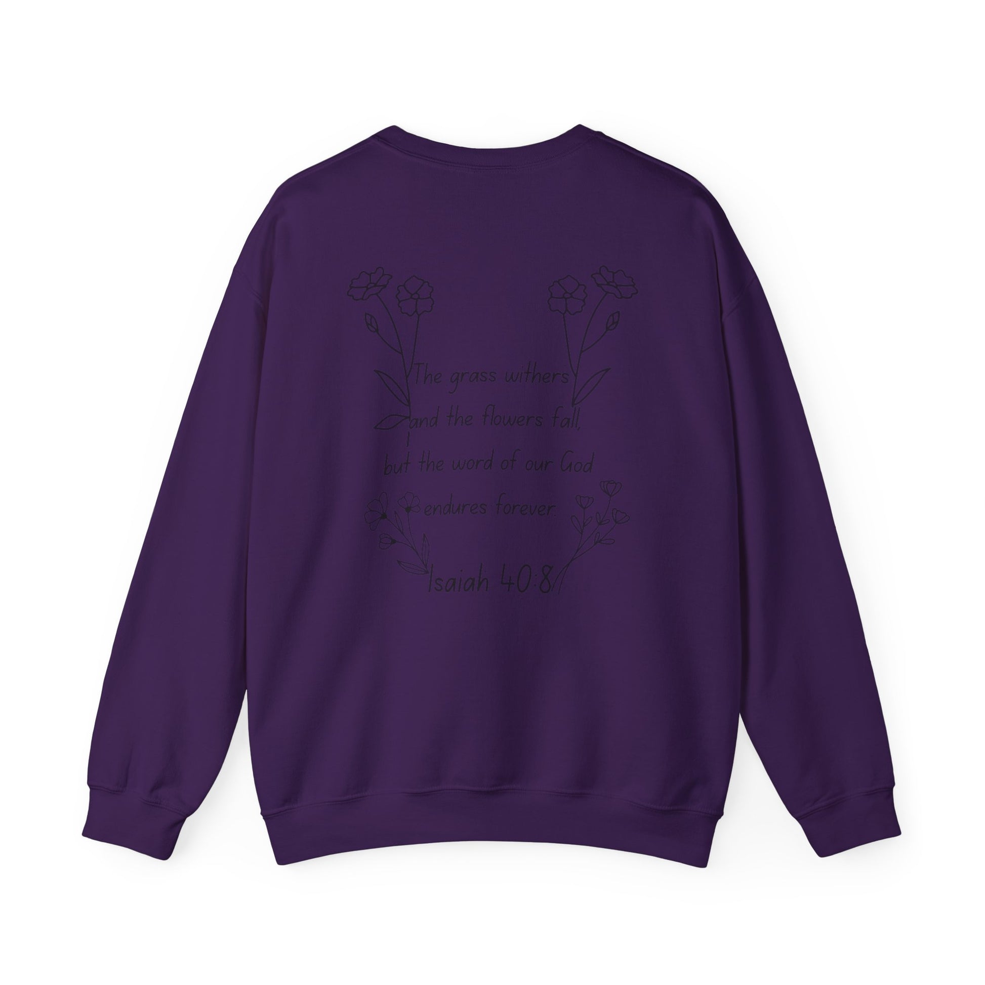 "Isaiah 40:8" Women's Crewneck