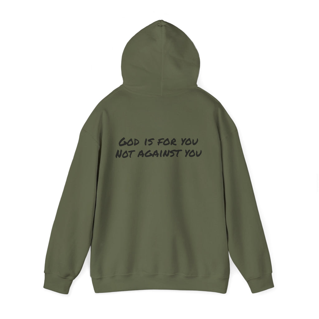 "God is for you, not against you" Faith-Inspired Unisex Hoodie - Discover Life Co. Apparel, Inspirational Sweatshirt, Christian Gift, Cozy Unisex Clothing, Versatile Layering