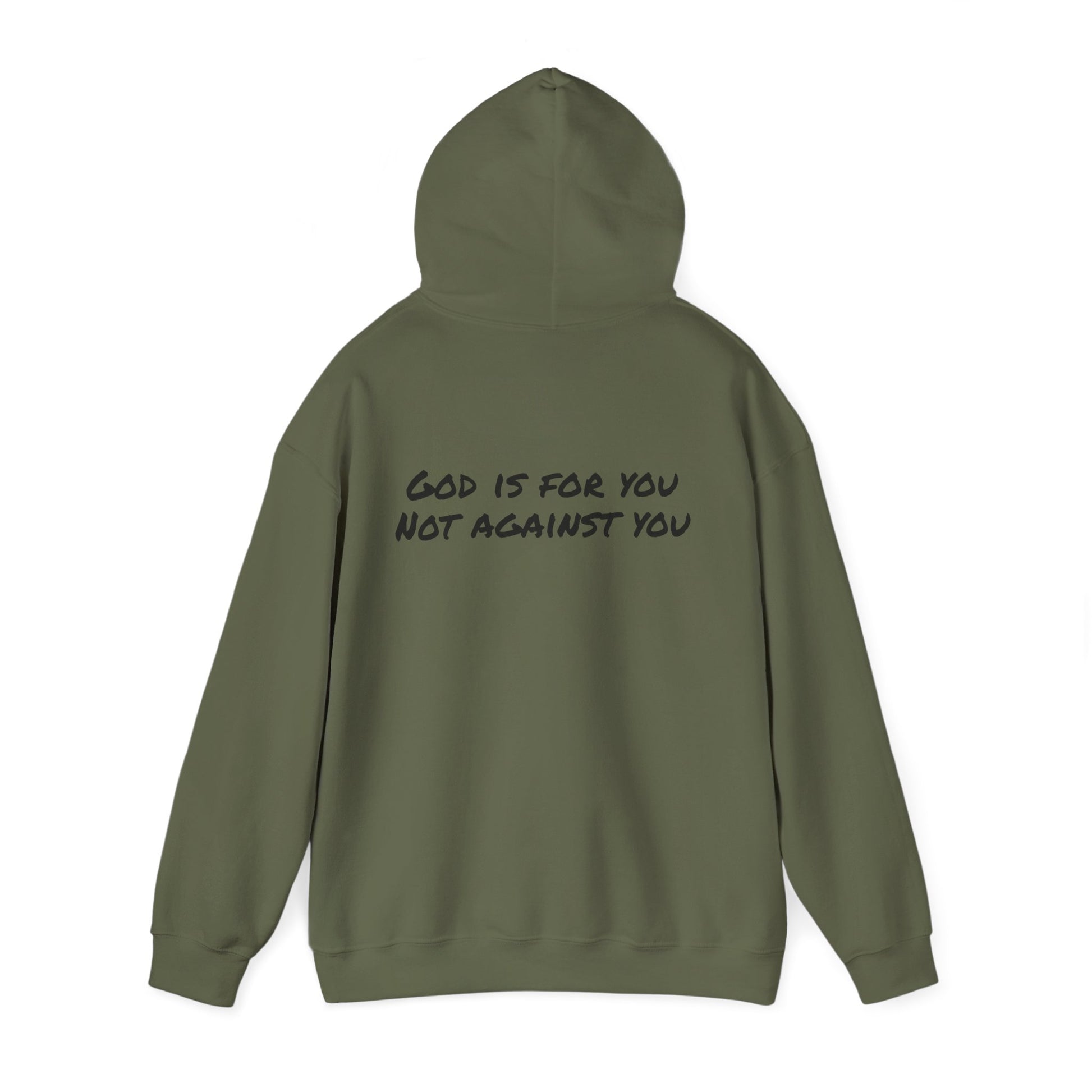 "God is for you, not against you" Faith-Inspired Unisex Hoodie - Discover Life Co. Apparel, Inspirational Sweatshirt, Christian Gift, Cozy Unisex Clothing, Versatile Layering