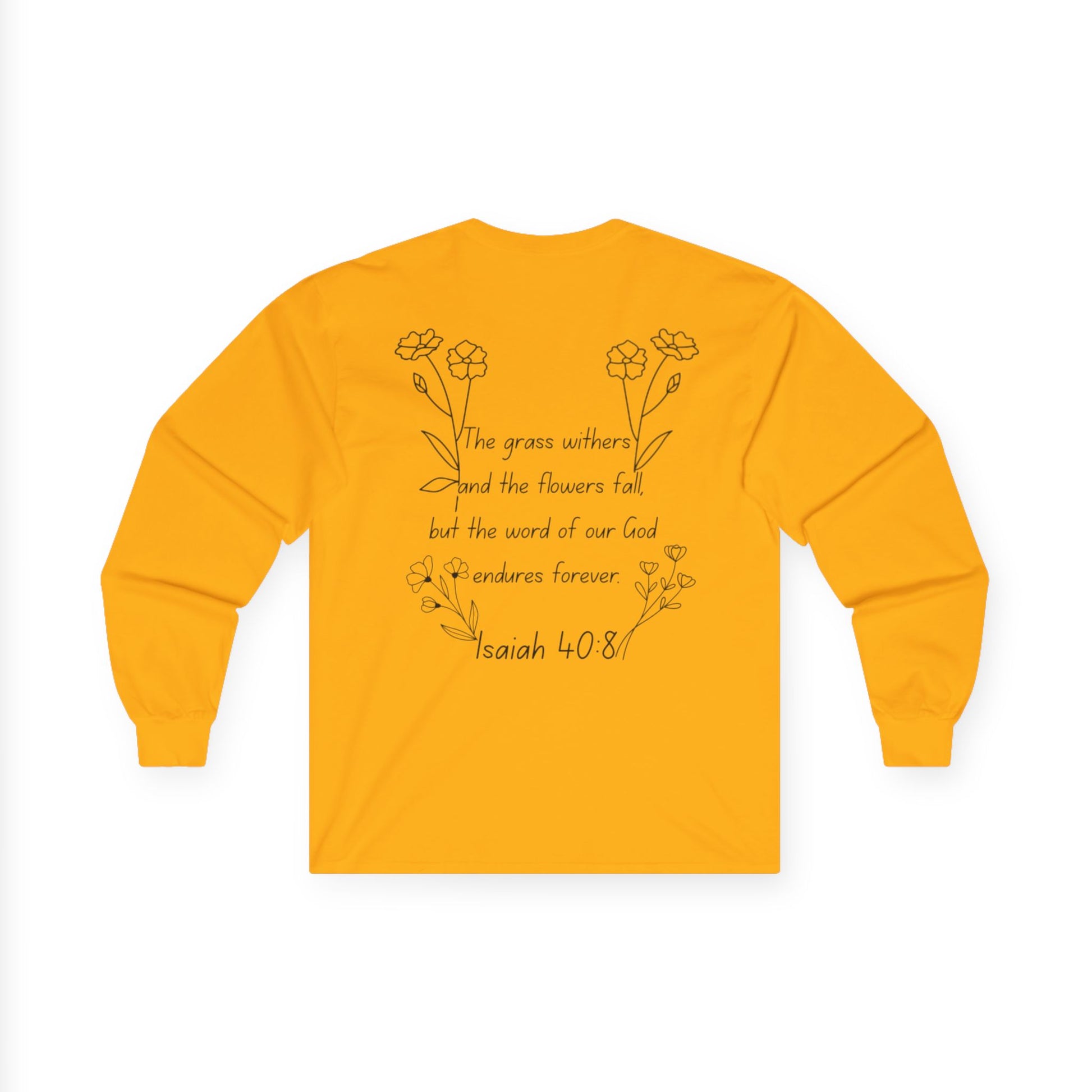 "Isaiah 40:8" Women's Long Sleeve