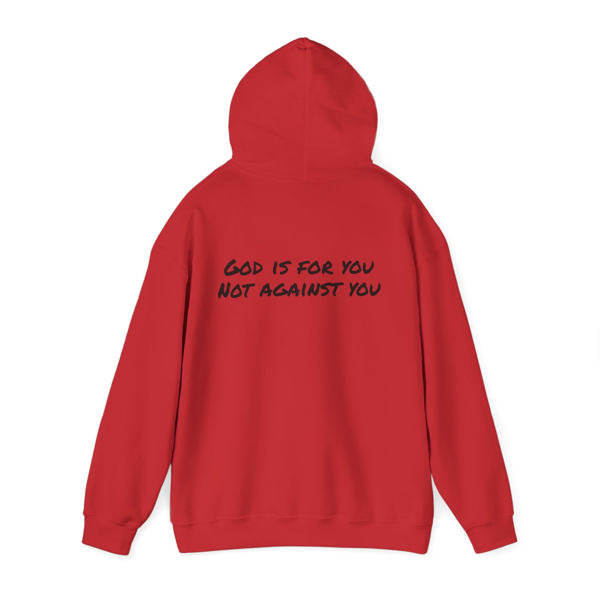 "God is for you, not against you" Faith-Inspired Unisex Hoodie - Discover Life Co. Apparel, Inspirational Sweatshirt, Christian Gift, Cozy Unisex Clothing, Versatile Layering