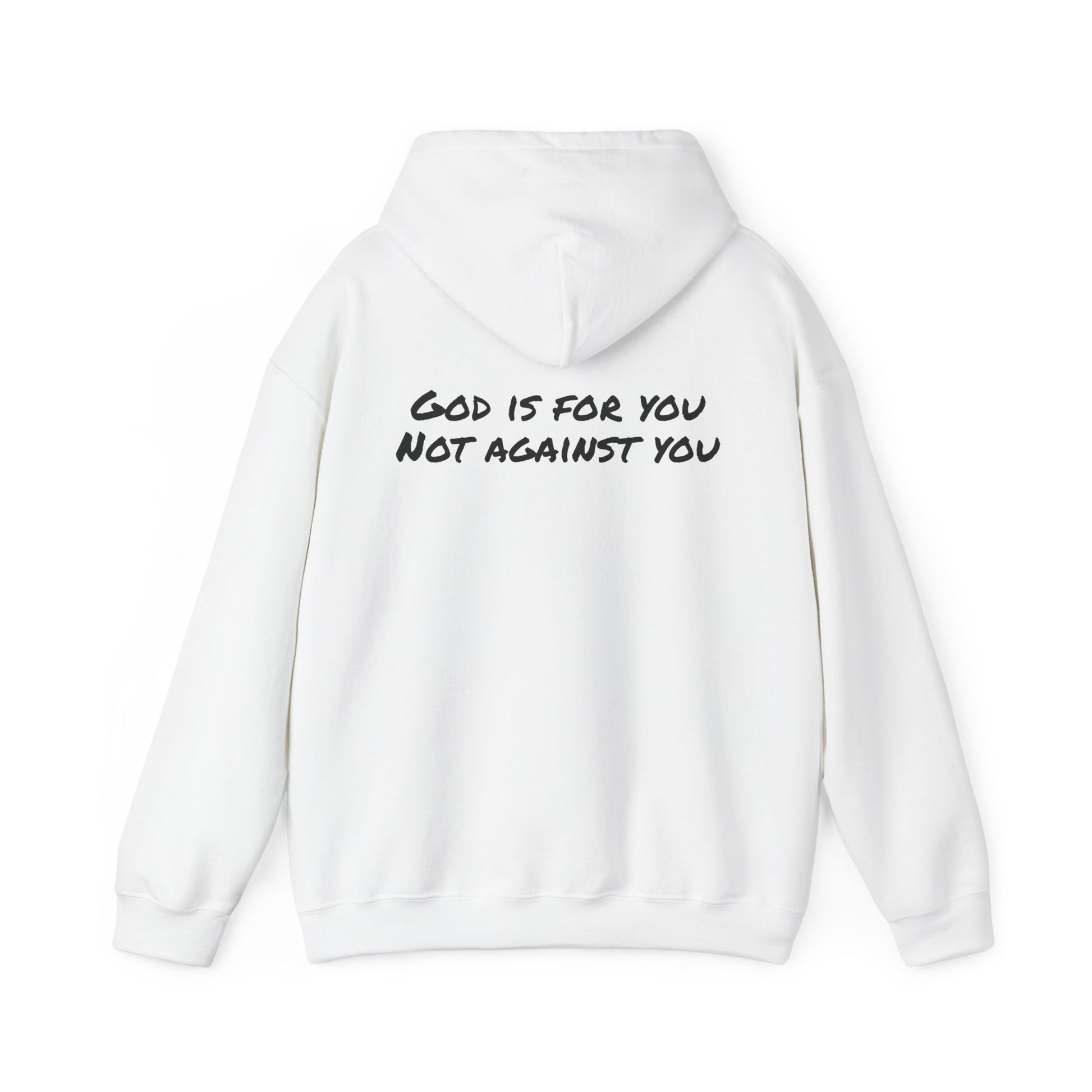 "God is for you, not against you" Faith-Inspired Unisex Hoodie - Discover Life Co. Apparel, Inspirational Sweatshirt, Christian Gift, Cozy Unisex Clothing, Versatile Layering