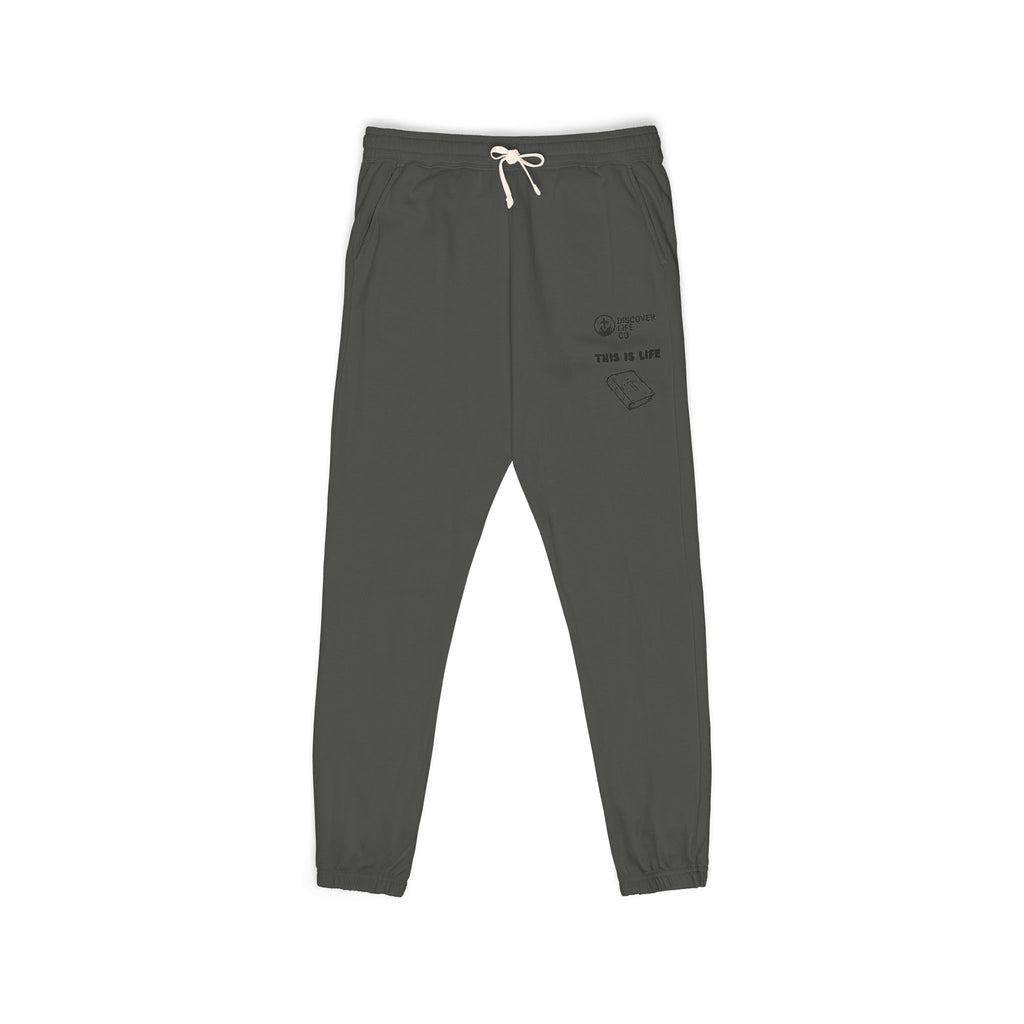 Cozy Garment-Dyed Fleece Sweatpants | Unisex Lounge Pants for Relaxation, Casual Wear, Home Comfort, Gift Idea