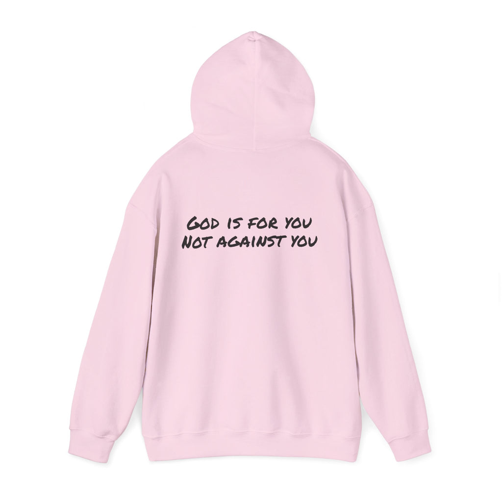 "God is for you, not against you" Faith-Inspired Unisex Hoodie - Discover Life Co. Apparel, Inspirational Sweatshirt, Christian Gift, Cozy Unisex Clothing, Versatile Layering