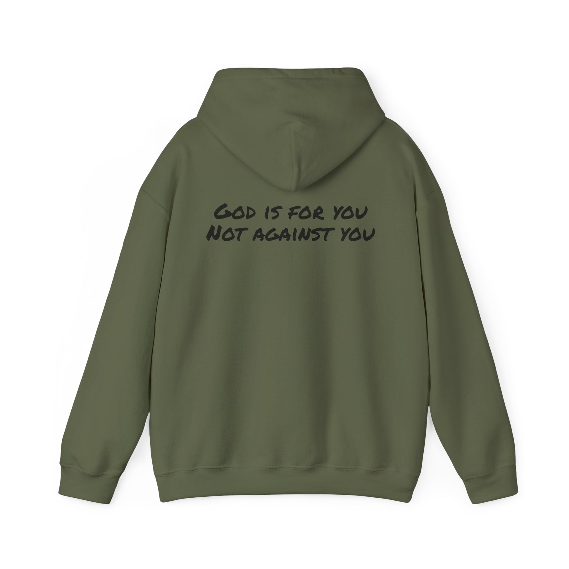 "God is for you, not against you" Faith-Inspired Unisex Hoodie - Discover Life Co. Apparel, Inspirational Sweatshirt, Christian Gift, Cozy Unisex Clothing, Versatile Layering