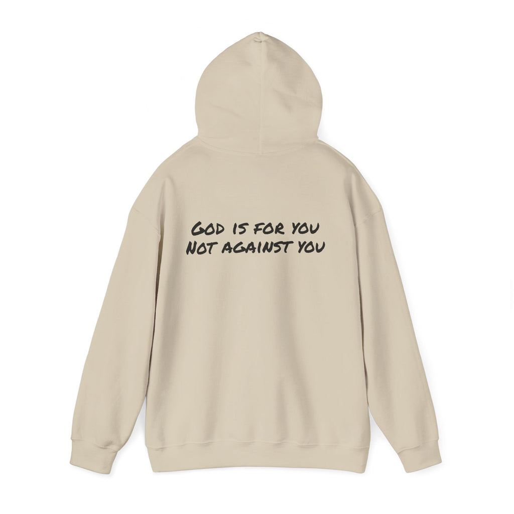 "God is for you, not against you" Faith-Inspired Unisex Hoodie - Discover Life Co. Apparel, Inspirational Sweatshirt, Christian Gift, Cozy Unisex Clothing, Versatile Layering
