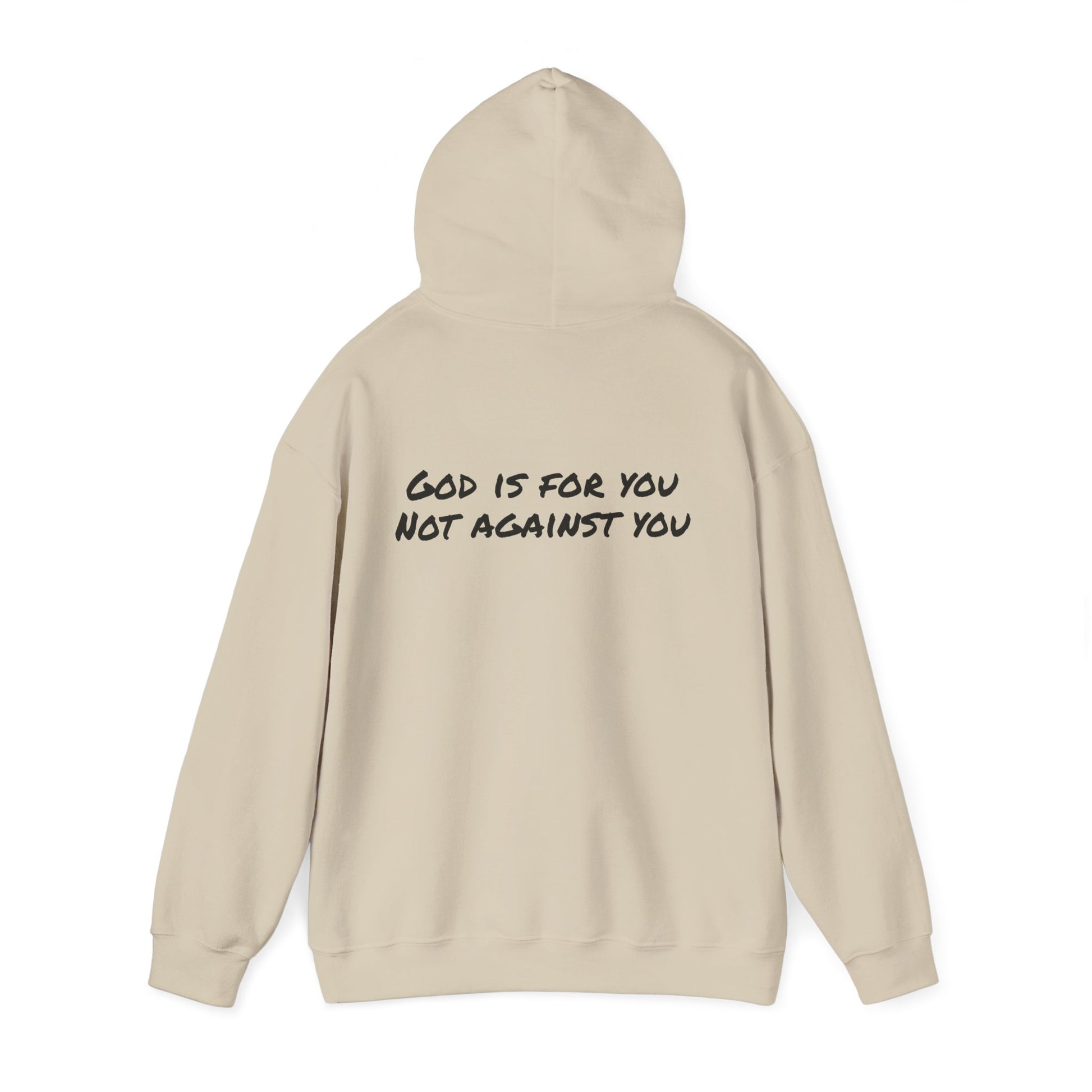 "God is for you, not against you" Faith-Inspired Unisex Hoodie - Discover Life Co. Apparel, Inspirational Sweatshirt, Christian Gift, Cozy Unisex Clothing, Versatile Layering