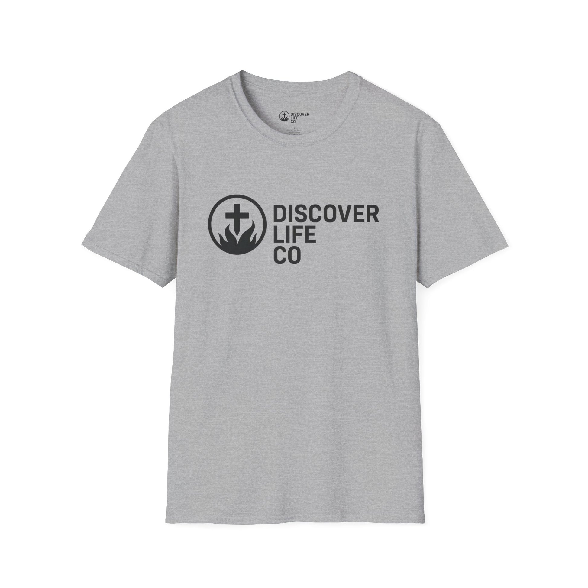 Faith-Inspired T-Shirt - Discover Life Co, Inspirational Apparel, Christian Clothing, Spreading Hope, Everyday Wear