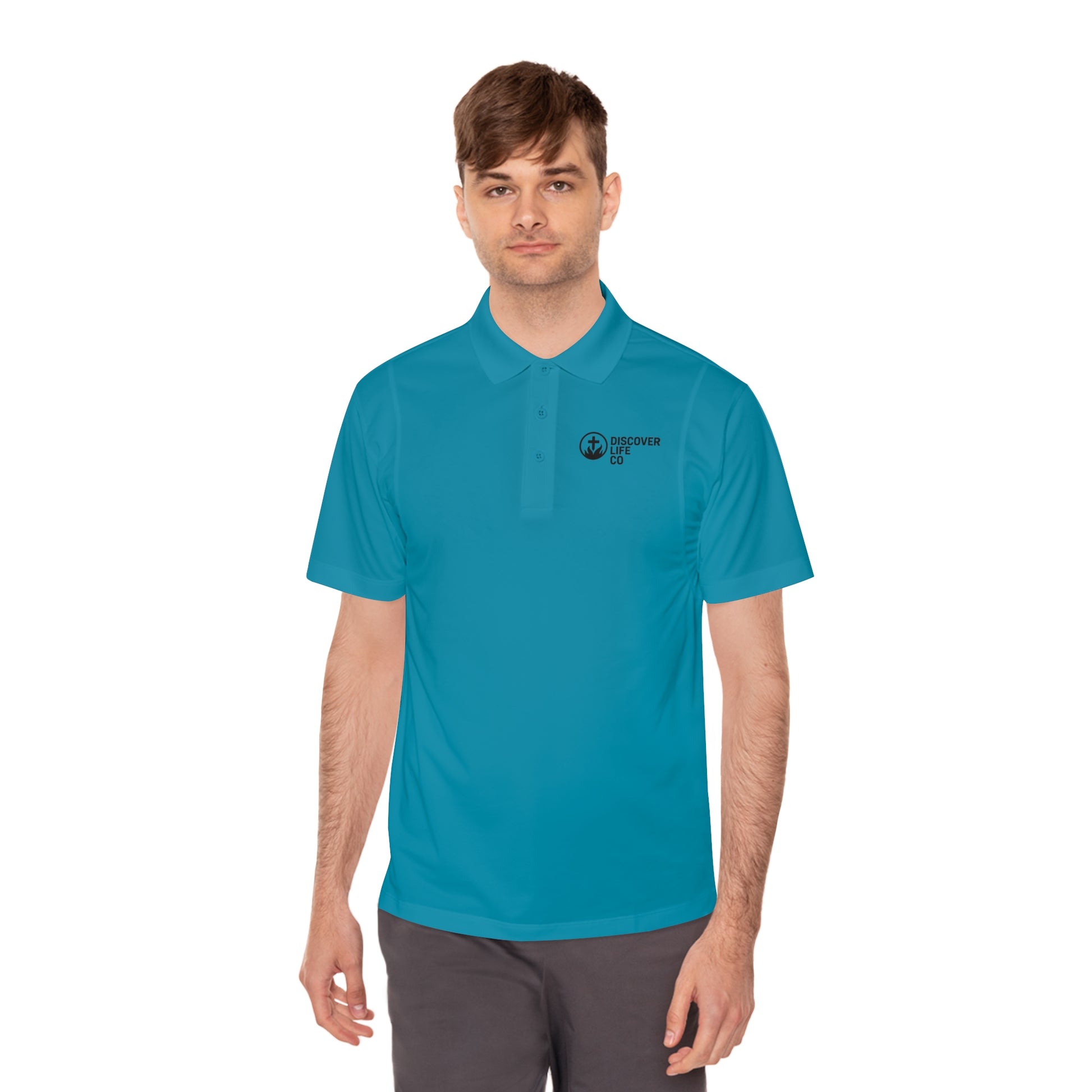 Blessed Men's Sport Polo Shirt - Comfortable Activewear, Casual Outings, Gym Attire, Gift for Him, Outdoor Activities
