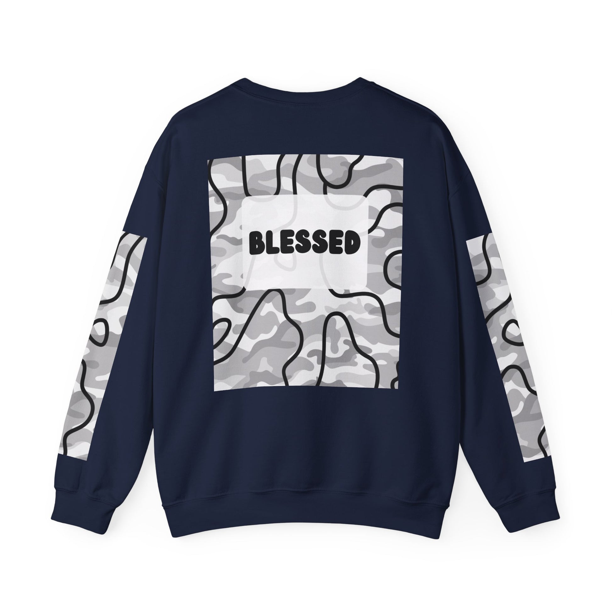 "Blessed" Men's Camo Crewneck