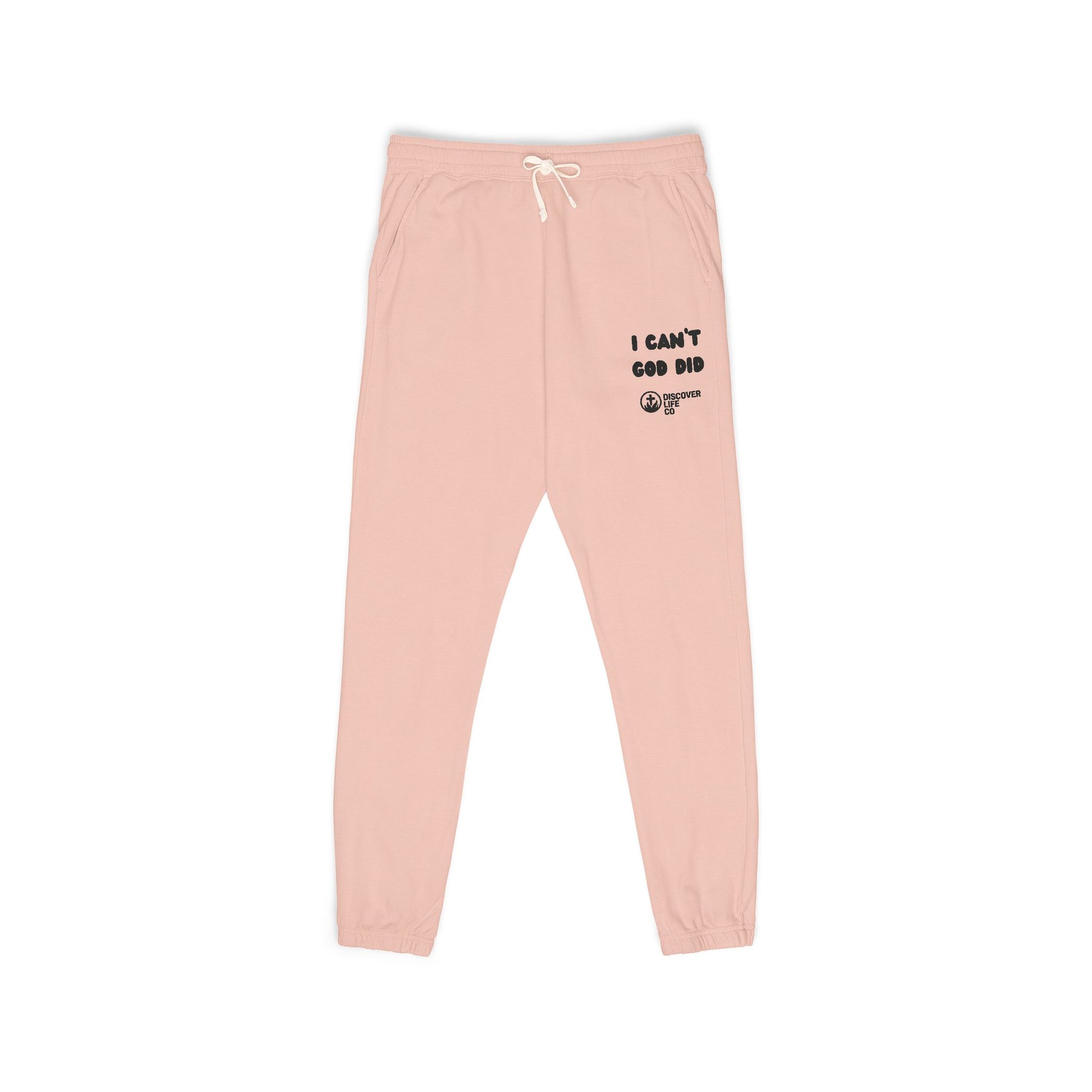 "I can't, God did" Men's Sweatpants