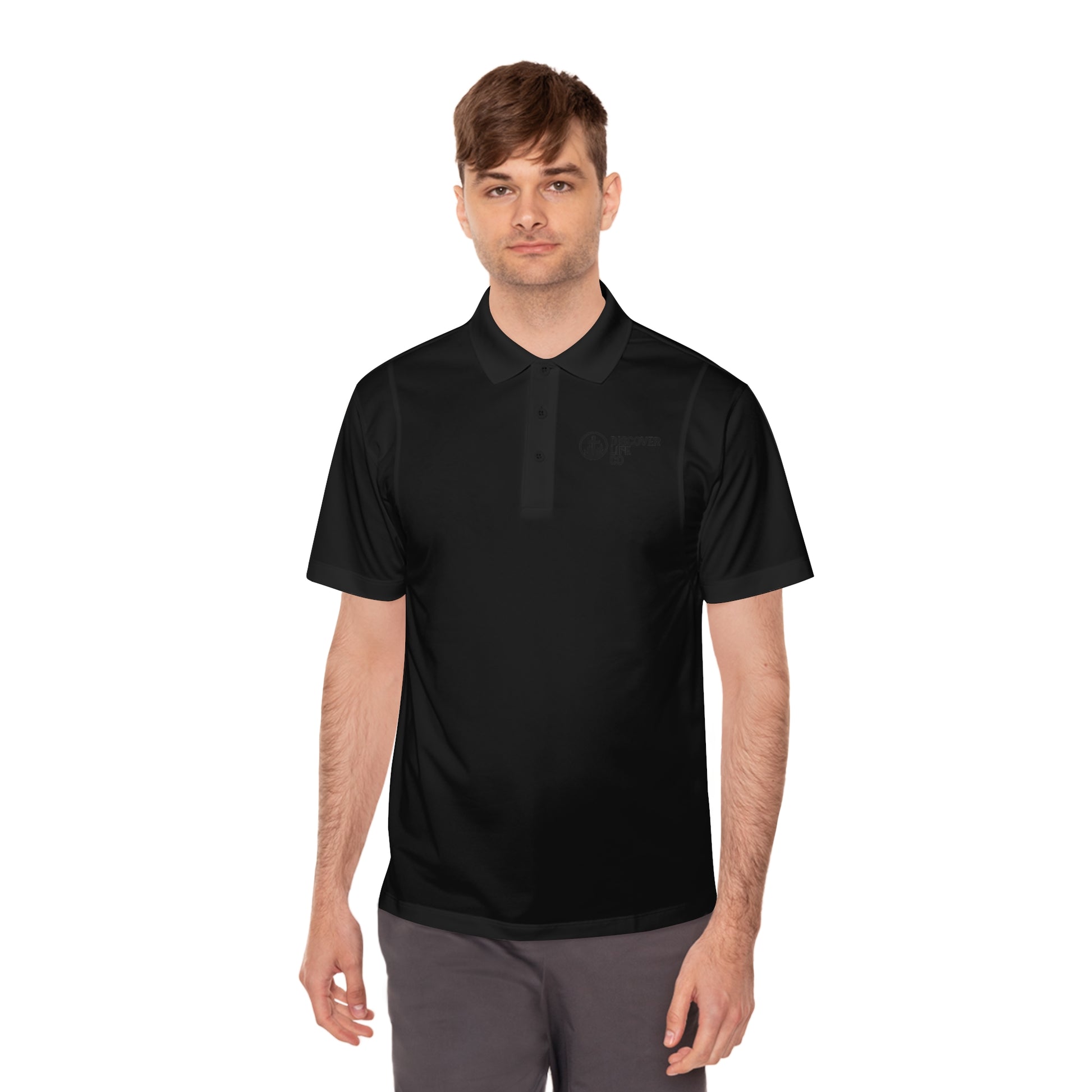 Blessed Men's Sport Polo Shirt - Comfortable Activewear, Casual Outings, Gym Attire, Gift for Him, Outdoor Activities
