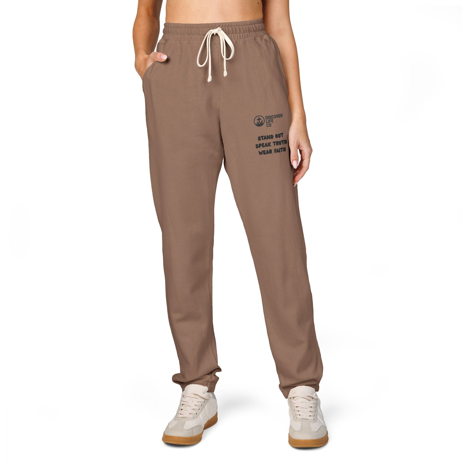 Cozy Garment-Dyed Fleece Sweatpants - Perfect for Relaxation, Loungewear, Gifting, or Outdoor Adventures - Stylish Comfort!