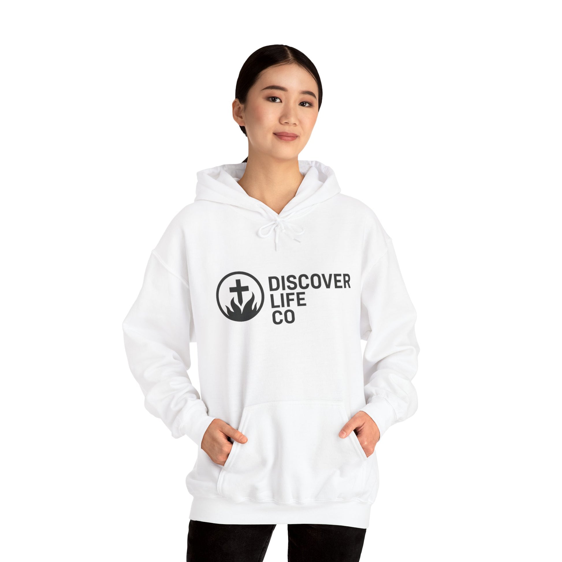 "Blessed cross" Faith-Inspired Unisex Heavy Blend™ Hooded Sweatshirt, Christian Hoodie, Blessed Apparel, Spiritual Gift, Cozy Sweatshirt