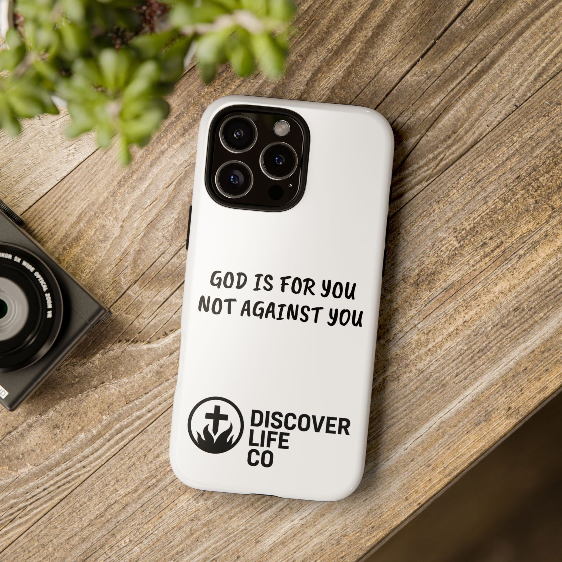 Inspirational Phone Case - God is For You, Motivational Gift, Christian Accessories, Faith-Based Case, Holiday Gift Idea