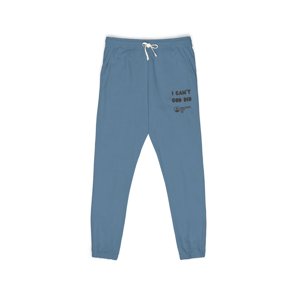"I can't, God did" Men's Sweatpants