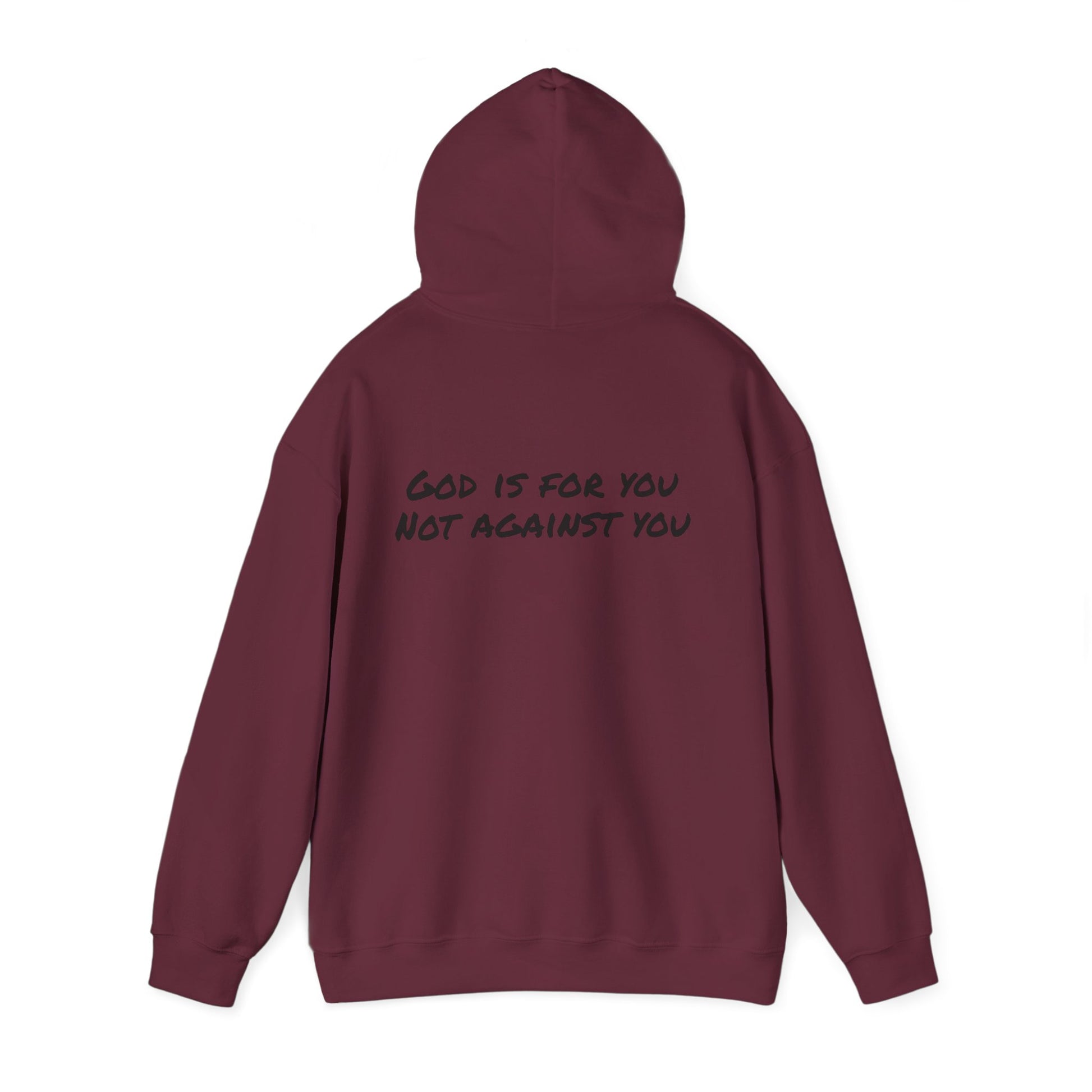 "God is for you, not against you" Faith-Inspired Unisex Hoodie - Discover Life Co. Apparel, Inspirational Sweatshirt, Christian Gift, Cozy Unisex Clothing, Versatile Layering