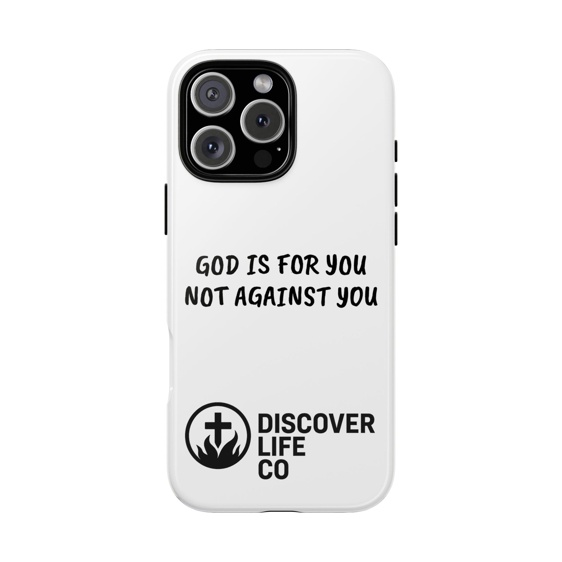 Inspirational Phone Case - God is For You, Motivational Gift, Christian Accessories, Faith-Based Case, Holiday Gift Idea