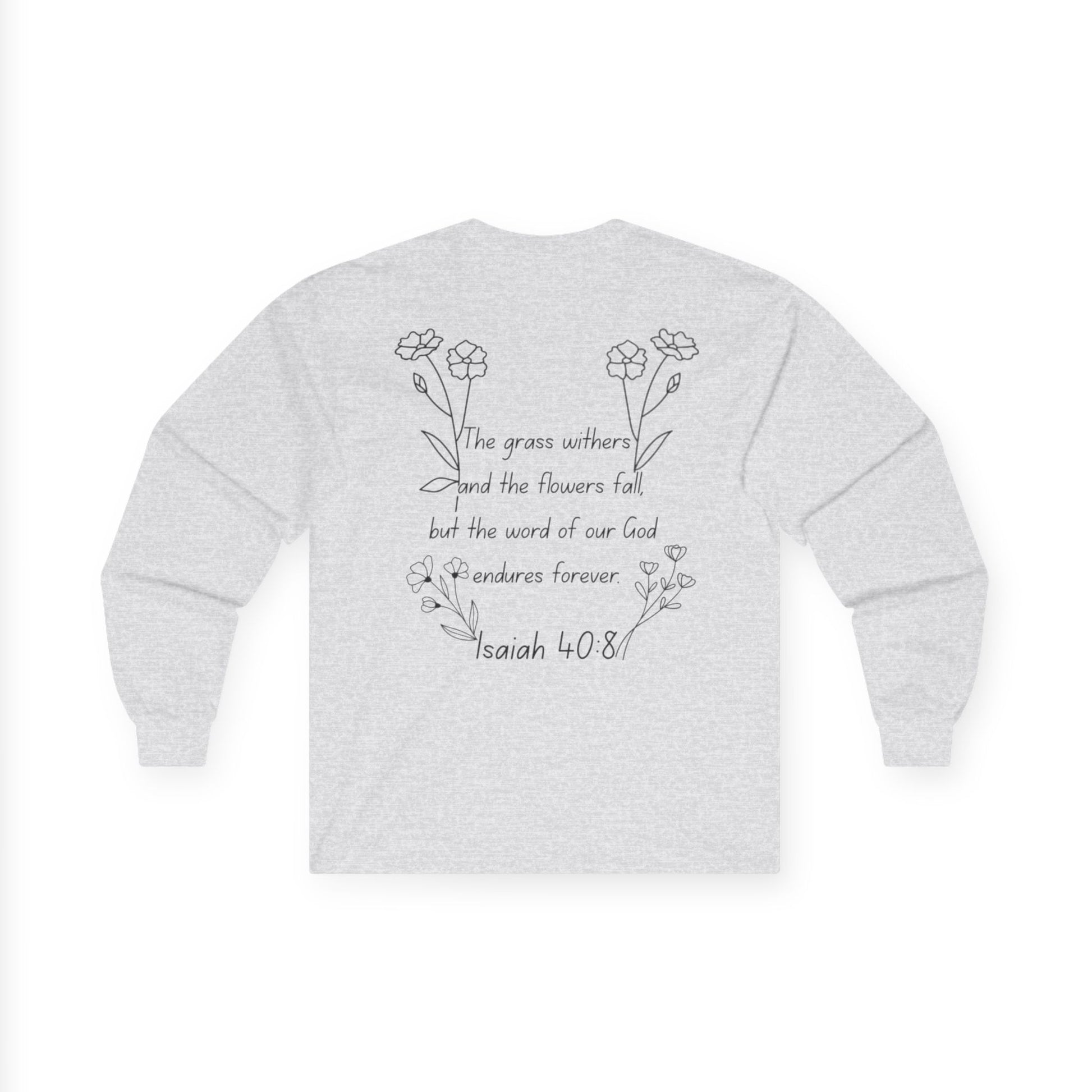 "Isaiah 40:8" Women's Long Sleeve