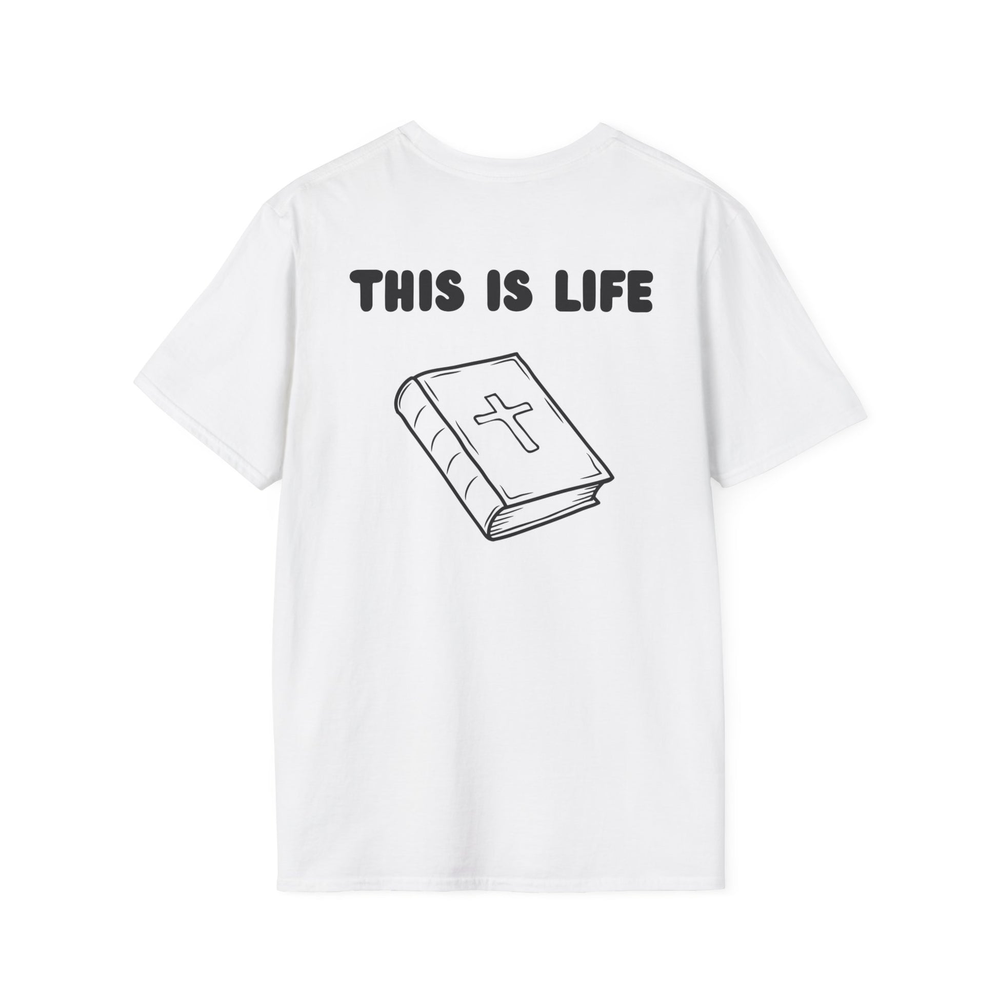 Faith-Inspired Softstyle T-Shirt - Discover Life, Christian Tee, Inspirational Wear, Bible Quote Shirt, Everyday Casual