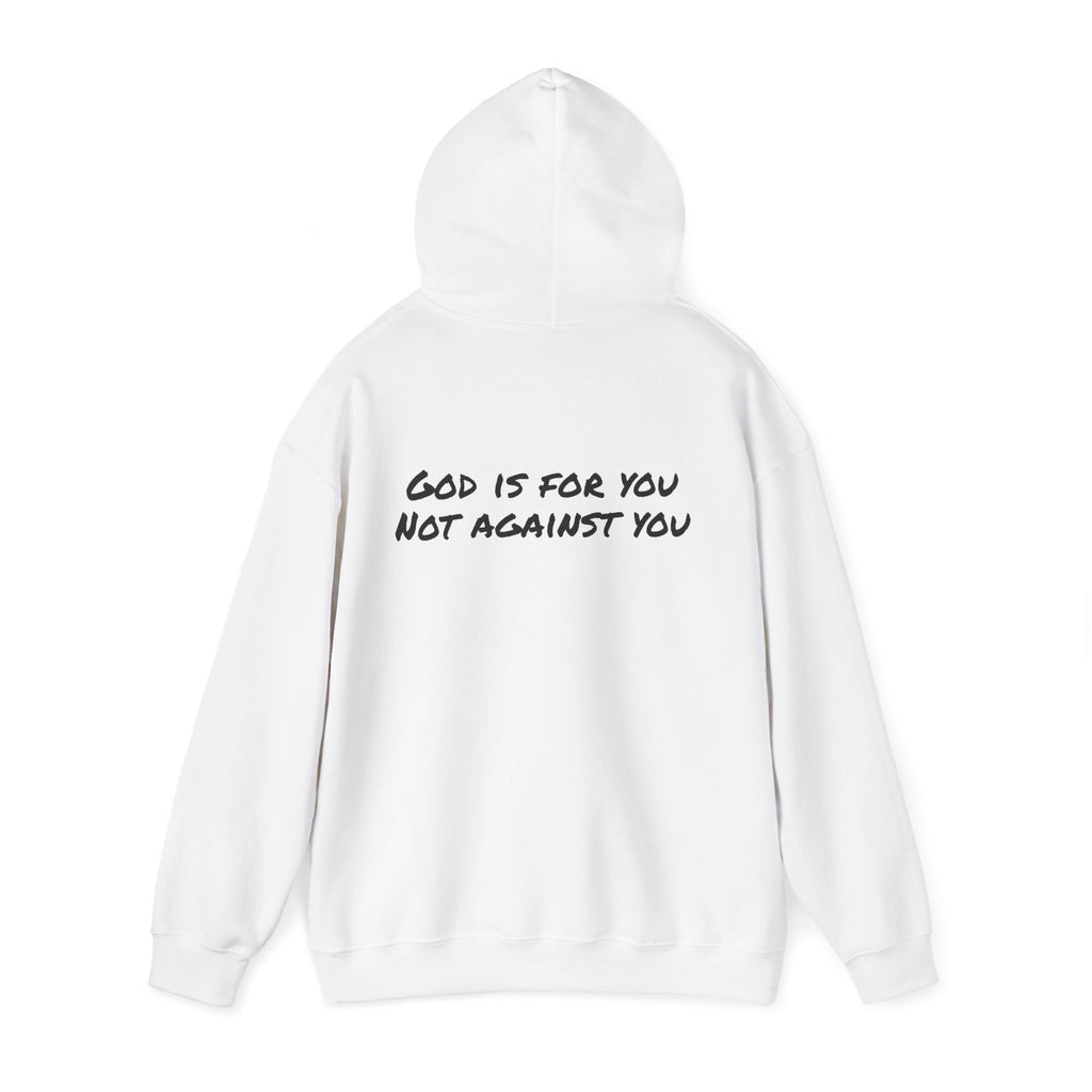 "God is for you, not against you" Faith-Inspired Unisex Hoodie - Discover Life Co. Apparel, Inspirational Sweatshirt, Christian Gift, Cozy Unisex Clothing, Versatile Layering