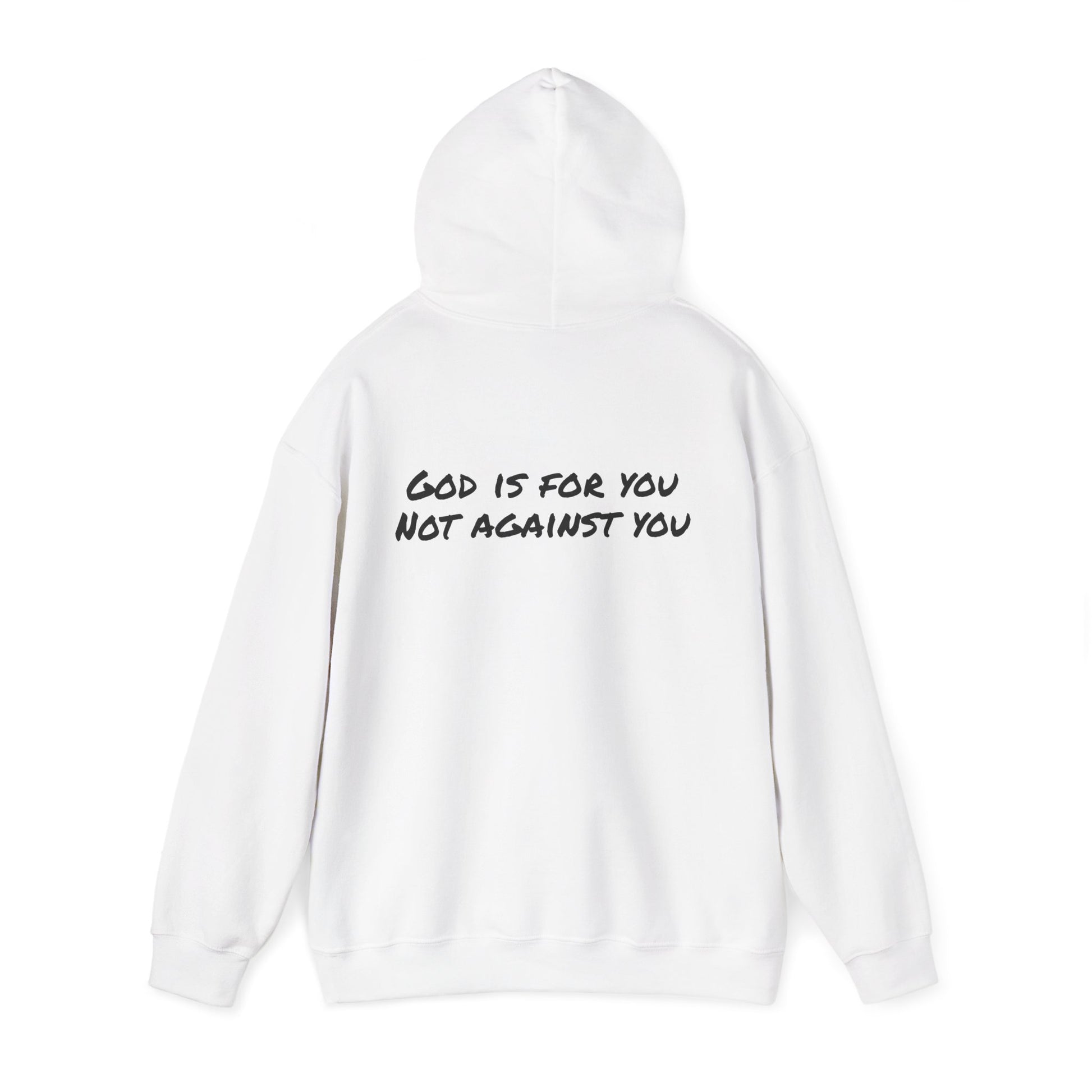 "God is for you, not against you" Faith-Inspired Unisex Hoodie - Discover Life Co. Apparel, Inspirational Sweatshirt, Christian Gift, Cozy Unisex Clothing, Versatile Layering
