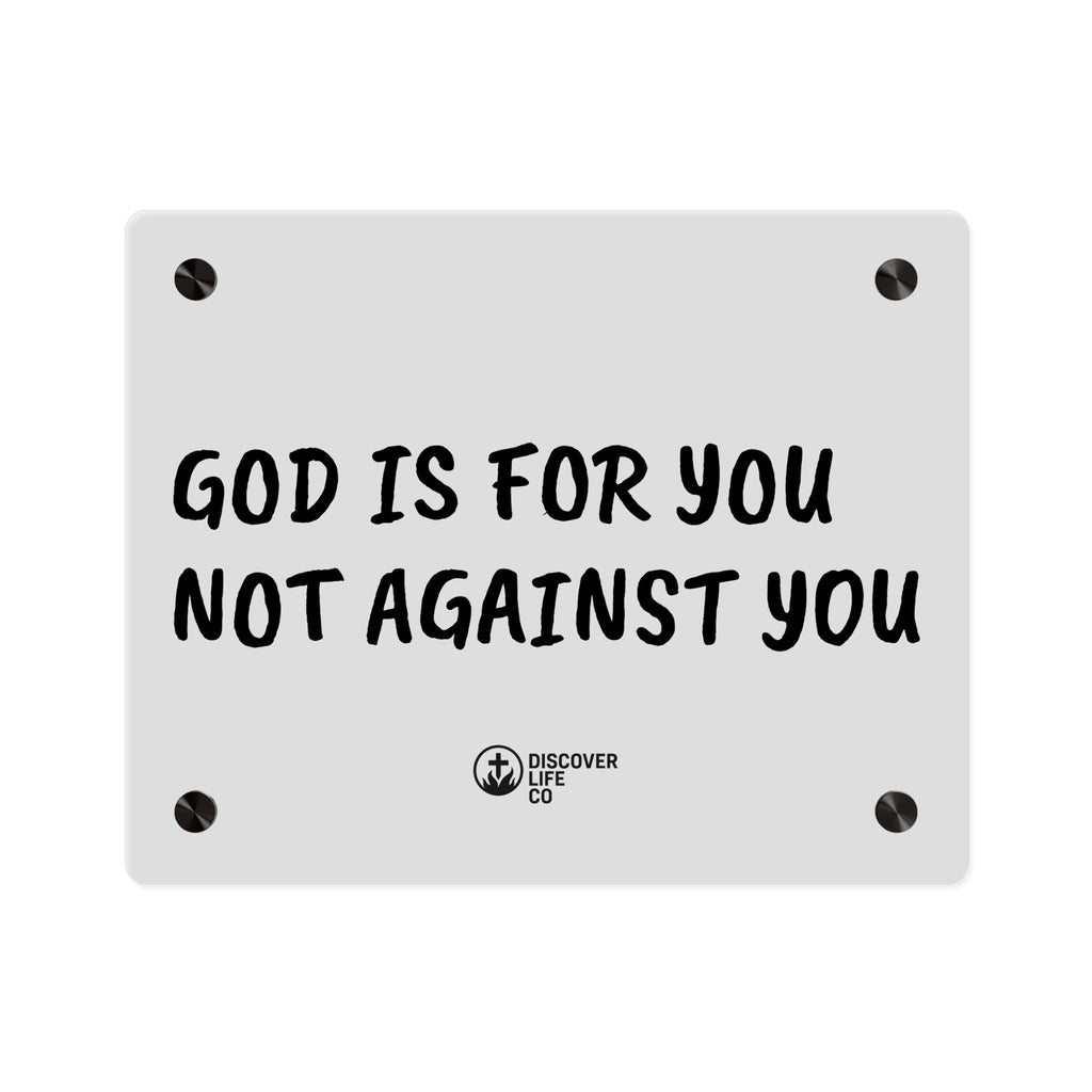 "God is for you, not against you" Wall Art