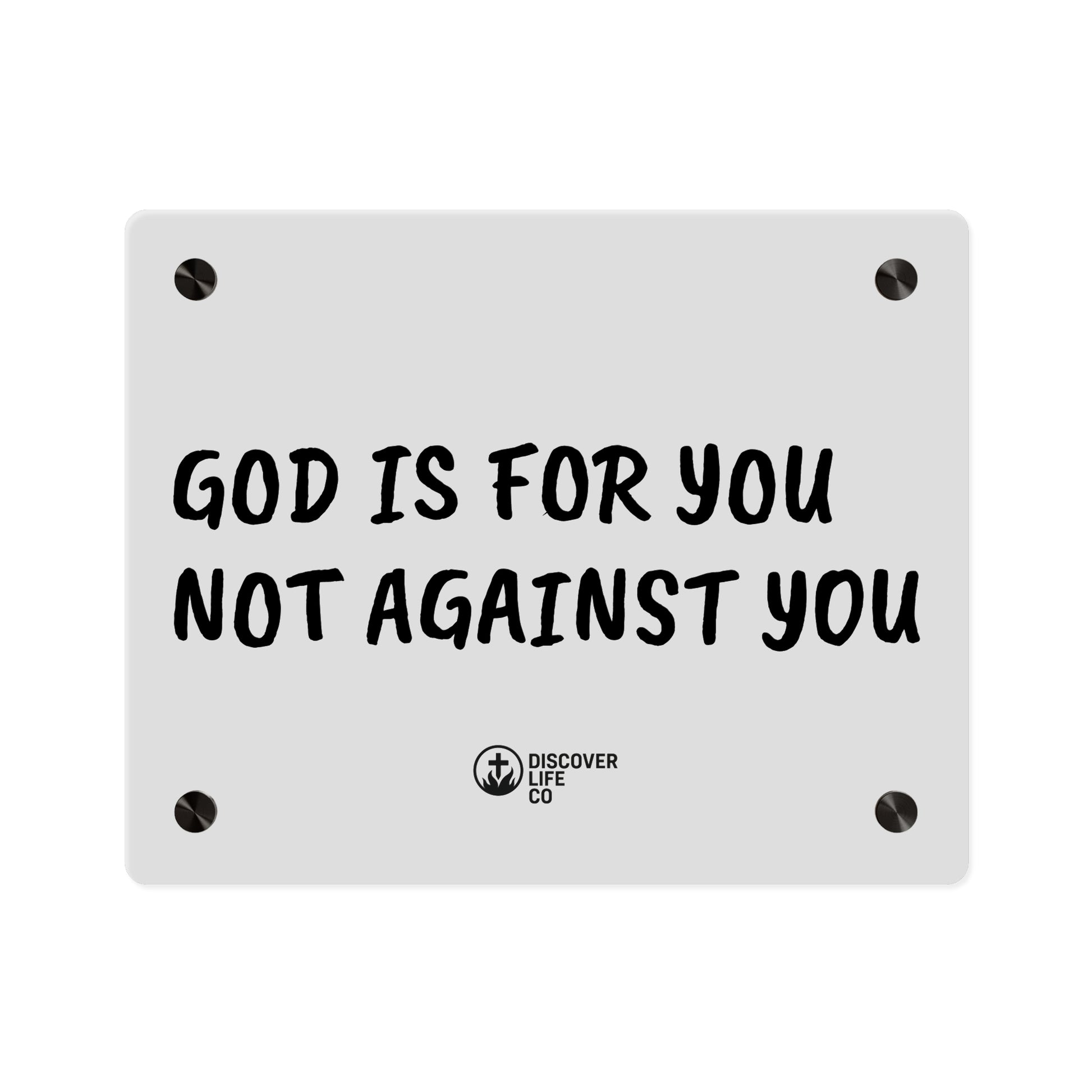 "God is for you, not against you" Wall Art