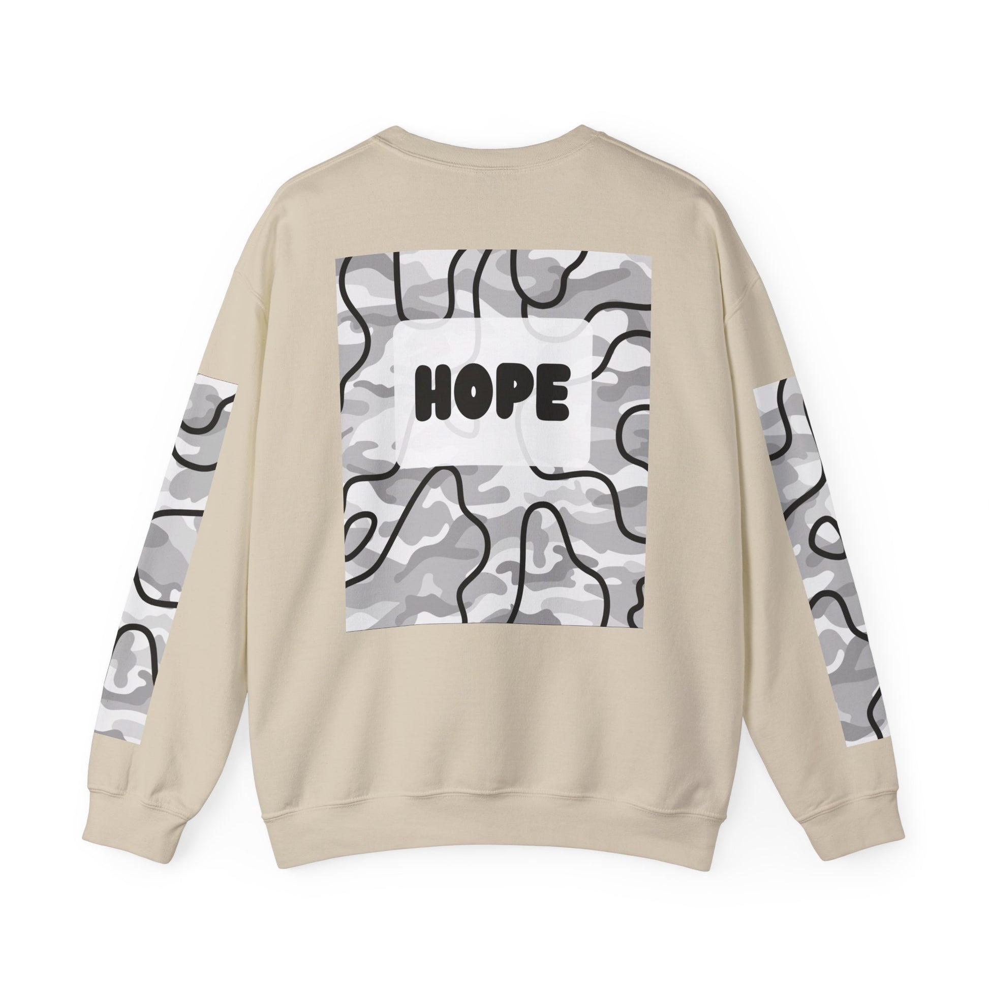 "Hope" Men's Camo Crewneck