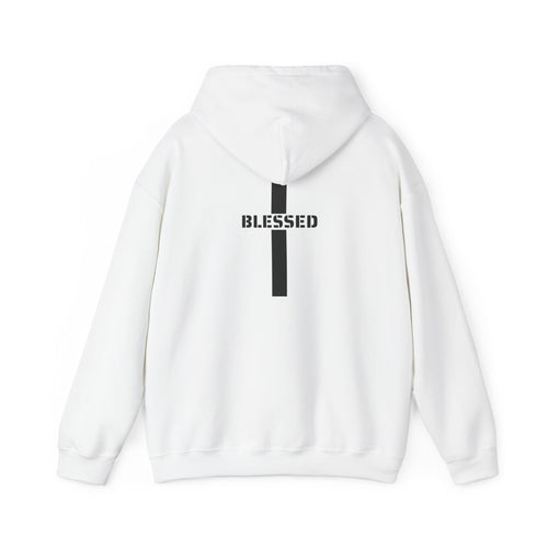 "Blessed cross" Faith-Inspired Unisex Heavy Blend™ Hooded Sweatshirt, Christian Hoodie, Blessed Apparel, Spiritual Gift, Cozy Sweatshirt