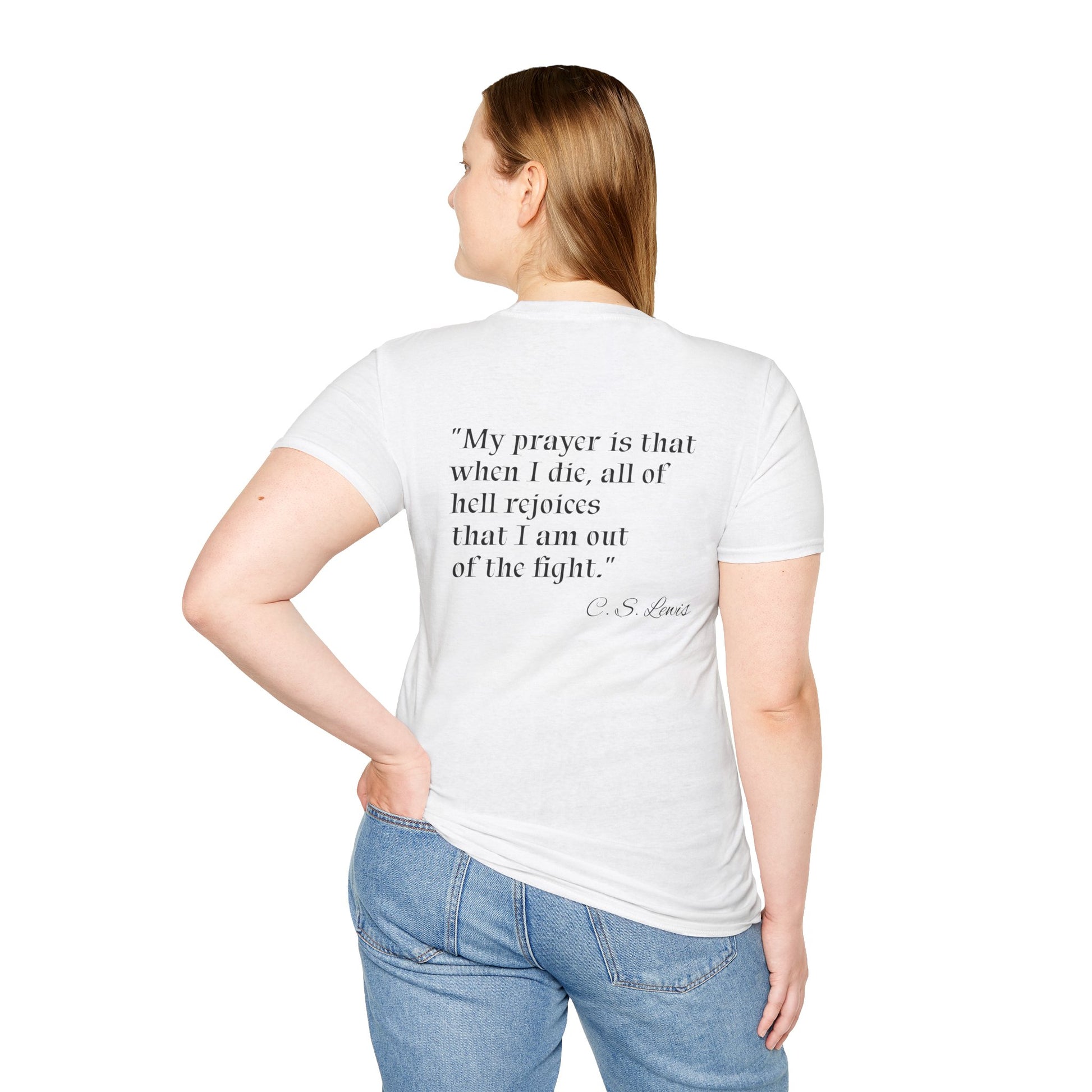 Christian Inspirational T-Shirt, Motivational Tee, Faith-Based Apparel, Quote Shirt, Religious Gift for Believers