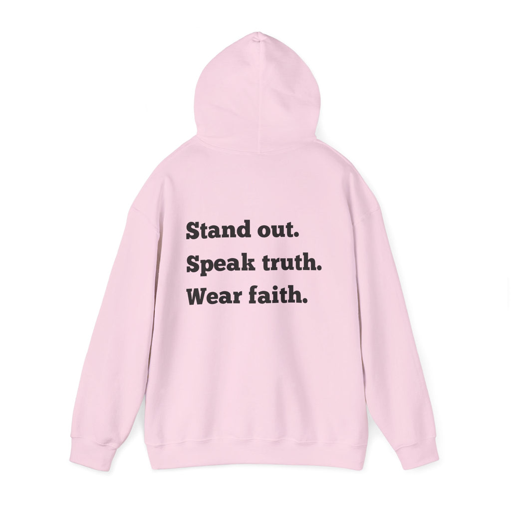 "Stand out, Speak truth, Wear faith" Men's Sweatshirt