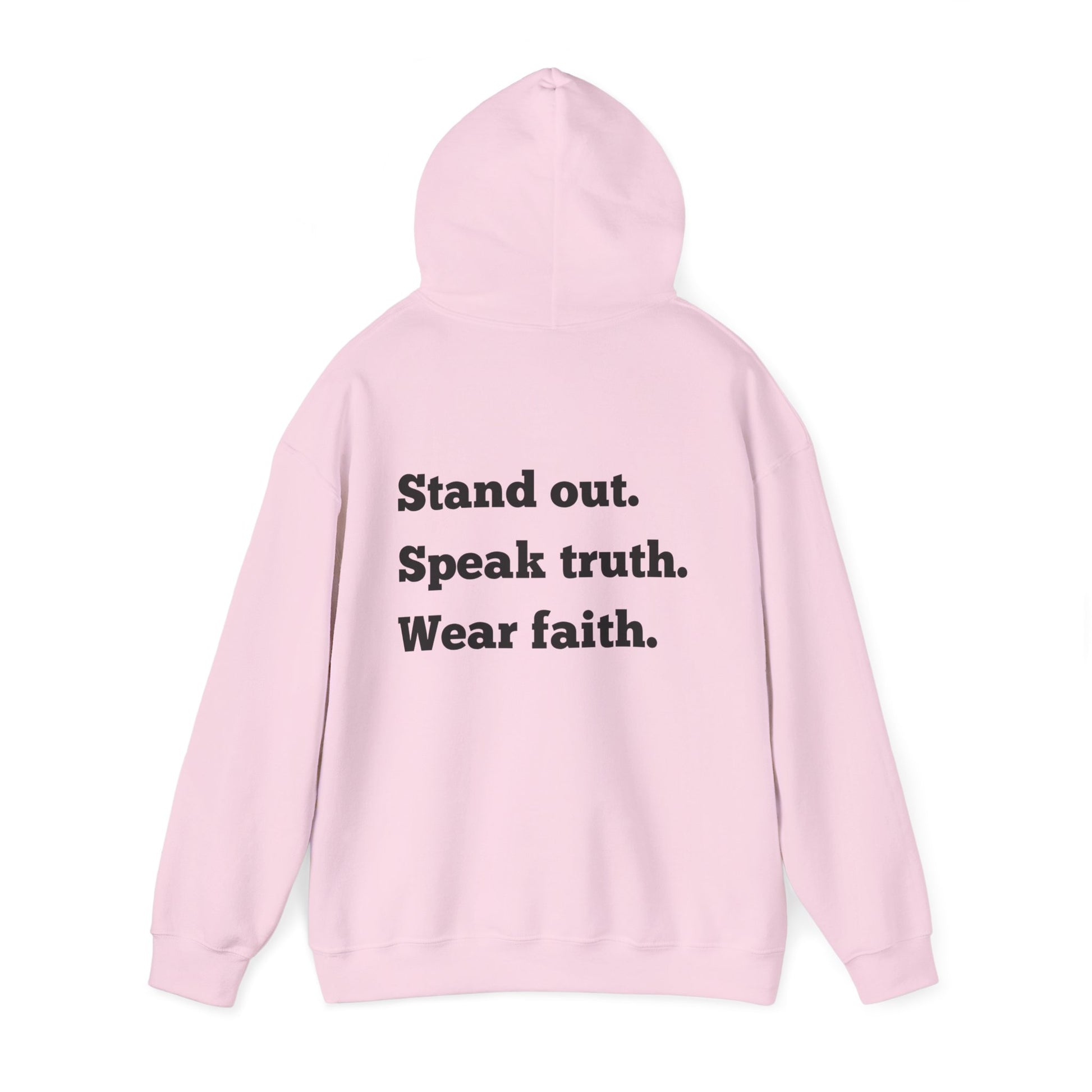 "Stand out, Speak truth, Wear faith" Men's Sweatshirt
